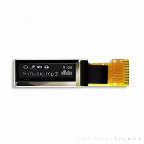 Medical Product Used 0.91-inch Display Module in White Color, with 4-wire SPI Interface